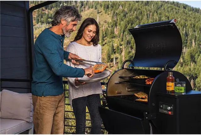 Alt view image 6 of 7 - Traeger Ironwood 885 Black Wood Pellet Grill