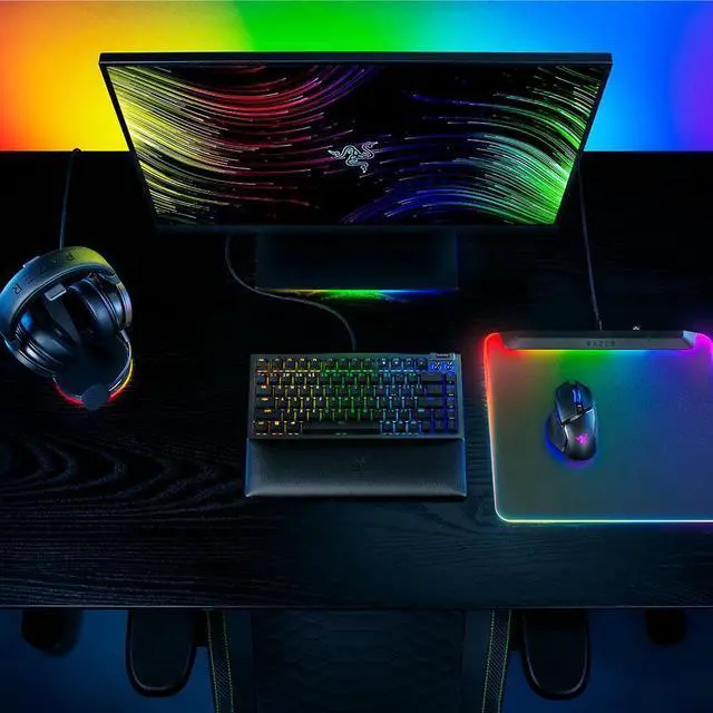 Alt view image 7 of 7 - Razer RZ0204920100 Firefly V2 Pro LED Backlit Mouse Mat