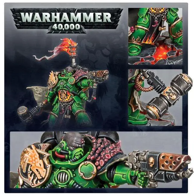 Alt view image 3 of 5 - Games Workshop Warhammer 40K: Salamanders: Adrax Agatone