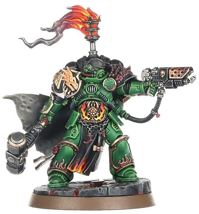 Alt view image 4 of 5 - Games Workshop Warhammer 40K: Salamanders: Adrax Agatone