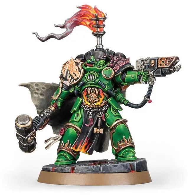 Alt view image 5 of 5 - Games Workshop Warhammer 40K: Salamanders: Adrax Agatone