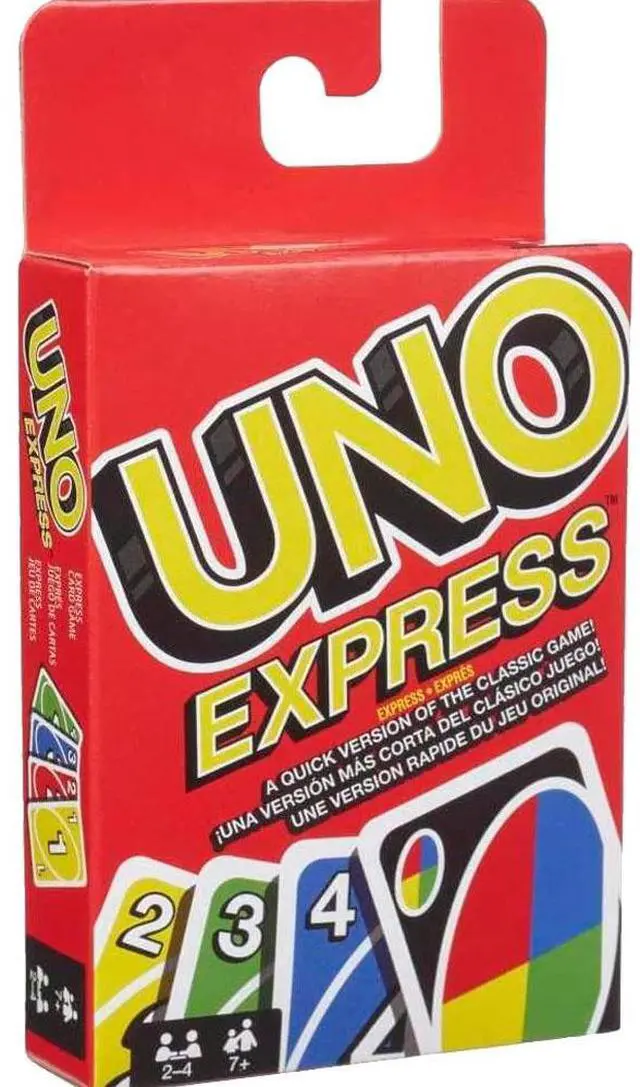 Alt view image 4 of 5 - Mattel UNO Express Card Game
