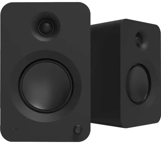 Alt view image 2 of 12 - Kanto RENMB Bluetooth Powered Bookshelf Speakers - Matte Black (Pair)