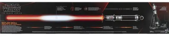 Alt view image 3 of 7 - Hasbro G0701 Star Wars The Black Series: Baylan Skoll Force FX Elite Lightsaber