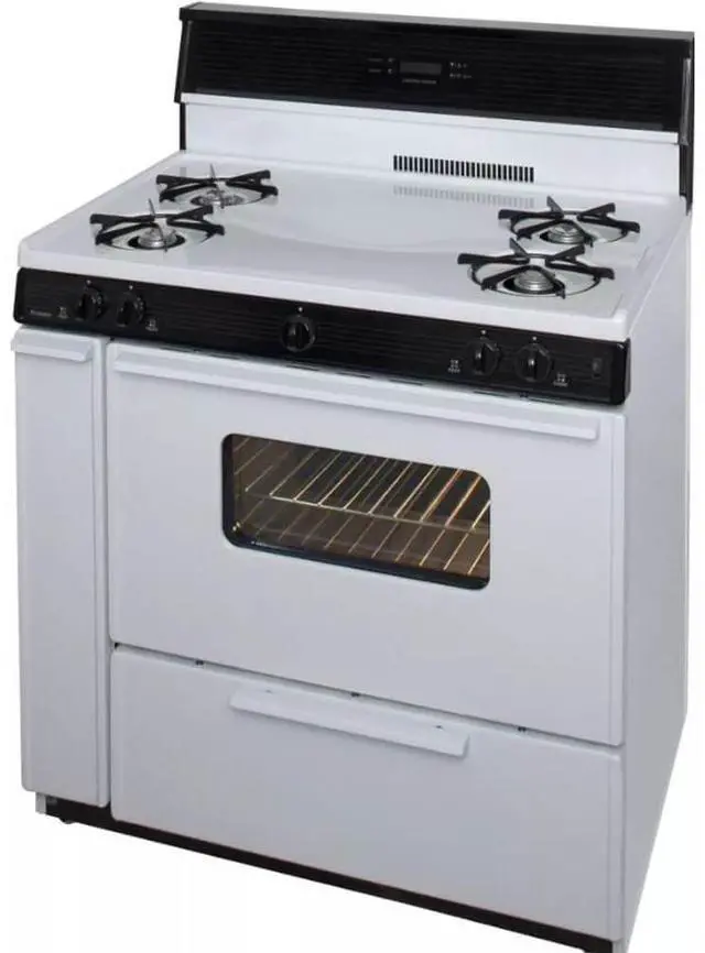 Alt view image 3 of 3 - Premier SLK240WP 3.9 Cu. Ft. White Gas Freestanding Range
