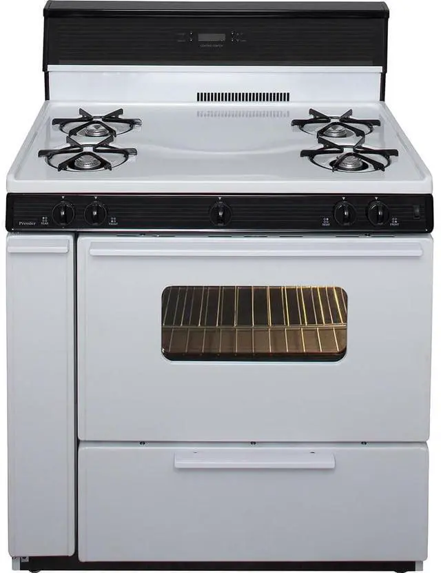 Main image of Premier SLK240WP 3.9 Cu. Ft. White Gas Freestanding Range