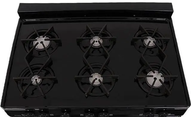 Alt view image 4 of 4 - Premier STK2X0BP 3.91 Cu. Ft. Black Freestanding Gas Range