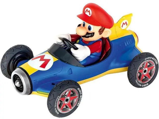 Alt view image 3 of 5 - Carrera Mario Kart Mach 8 Twinpack Pull & Speed Toy Cars 1:43 Scale  Mario & Luigi Racing Set for Ages 3+