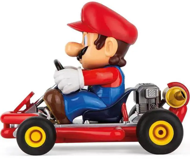 Alt view image 4 of 6 - Carrera 370200989 2.4G Hz Mario Kart Pipe Kart RC Car - Mario