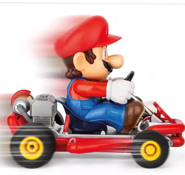 Alt view image 5 of 6 - Carrera 370200989 2.4G Hz Mario Kart Pipe Kart RC Car - Mario