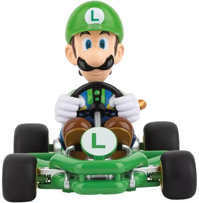 Main image of Carrera 370200984P 2.4 GHz Mario Kart Pipe Kart RC Car - Luigi