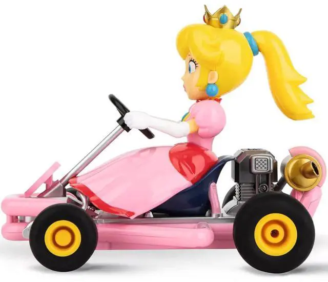 Alt view image 4 of 5 - Carrera 370200986P 2.4 GHz Mario Kart Pipe Kart RC Car - Peach
