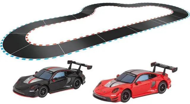 Alt view image 3 of 7 - Carrera 50050002US HYBRID Highway Challenge Race Track Set