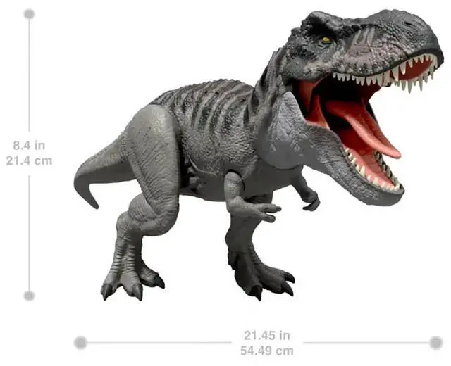 Alt view image 6 of 6 - Mattel JCH02 Jurassic World Rebirth Power Devour Tyrannosaurus Rex Dinosaur Figure