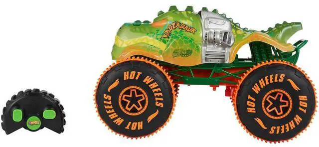 Alt view image 4 of 5 - Mattel JBH03 Hot Wheels Monster Trucks RC Car - Rageasaur