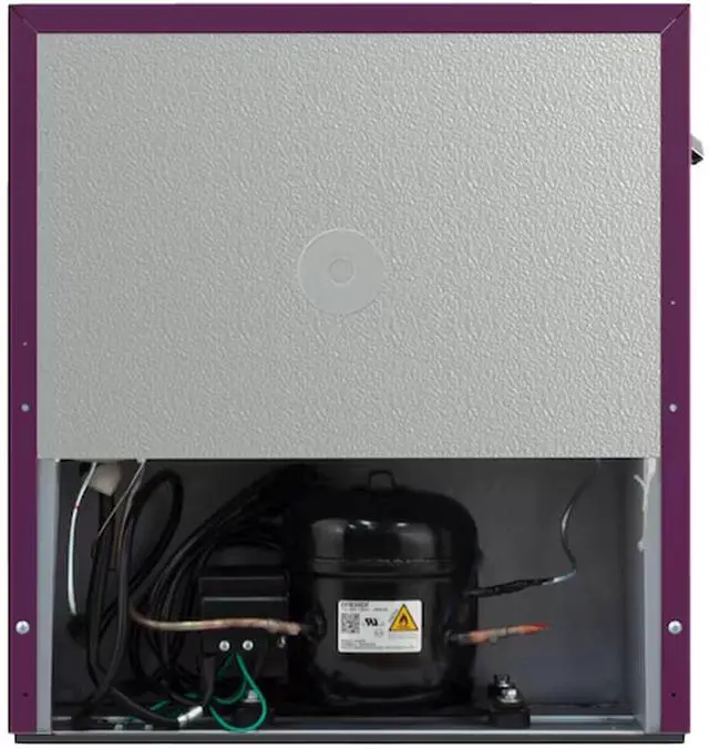 Alt view image 6 of 6 - Frigidaire EFR197PLUM 1.6 Cu. Ft. Plum Retro Compact Refrigerator with Side Bottle Opener