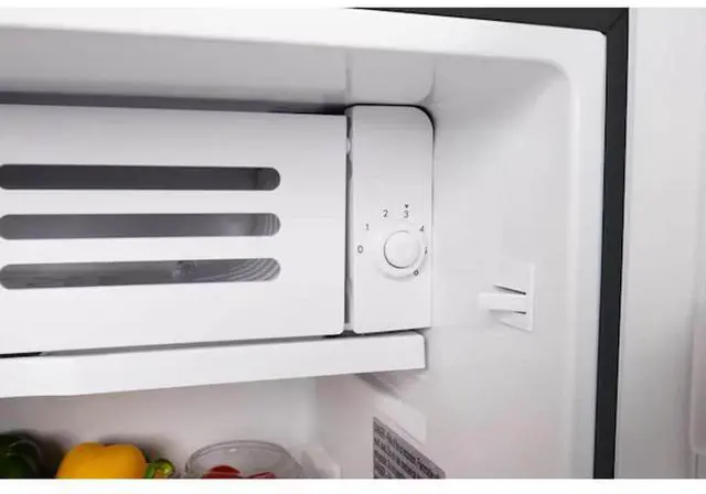 Alt view image 3 of 7 - Frigidaire EFR397BLACK 3.2 Cu. Ft. Black Retro Compact Refrigerator with Side Bottle Opener