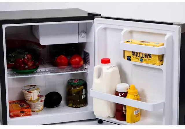 Alt view image 3 of 7 - Frigidaire EFR190SLATE 1.6 Cu. Ft. Slate Compact Refrigerator