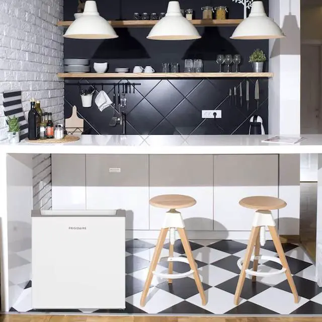 Alt view image 2 of 7 - Frigidaire EFR190COTTON 1.6 Cu. Ft. White Compact Refrigerator