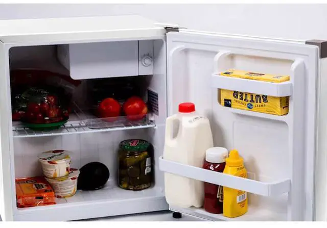 Alt view image 3 of 7 - Frigidaire EFR190COTTON 1.6 Cu. Ft. White Compact Refrigerator