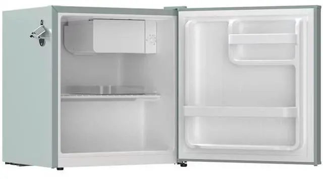 Alt view image 3 of 6 - Frigidaire EFR197SAGE 1.6 Cu. Ft. Sage Retro Compact Refrigerator with Side Bottle Opener