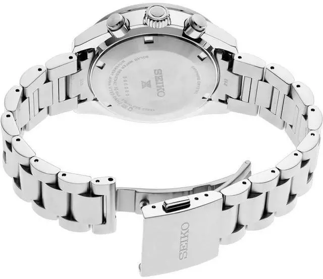 Alt view image 4 of 5 - Seiko SSC913 Prospex Speedtimer Collection Solar Chronograph Watch - Stainless/Blue