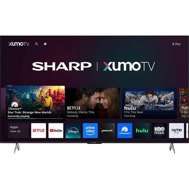 Alt view image 6 of 7 - Sharp 85 inch Class Aquos QLED 4K Ultra HD Xumo Smart TV