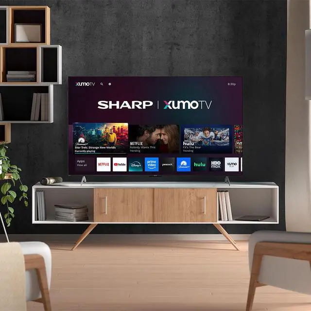 Alt view image 5 of 7 - Sharp 85 inch Class Aquos QLED 4K Ultra HD Xumo Smart TV