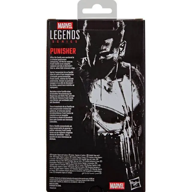 Alt view image 5 of 7 - Marvel Legends Series Daredevil: Born Again 6" Punisher Action Figure