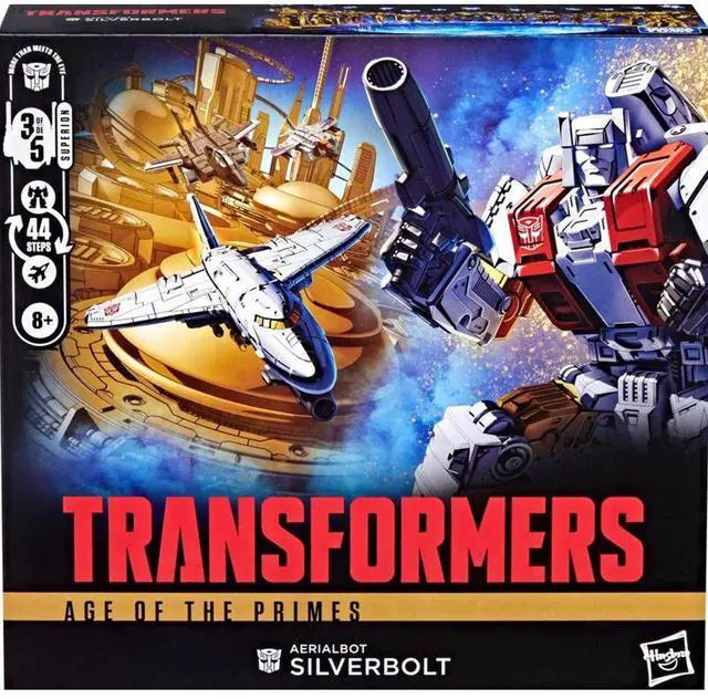 Alt view image 2 of 7 - Age of the Primes Commander Class Aerialbot Silverbolt 7 Action Figure