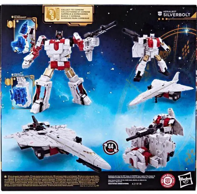 Alt view image 3 of 7 - Age of the Primes Commander Class Aerialbot Silverbolt 7 Action Figure