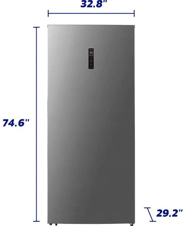 Alt view image 6 of 6 - 21.2 Cu. Ft. Stainless Convertible Upright Freezer