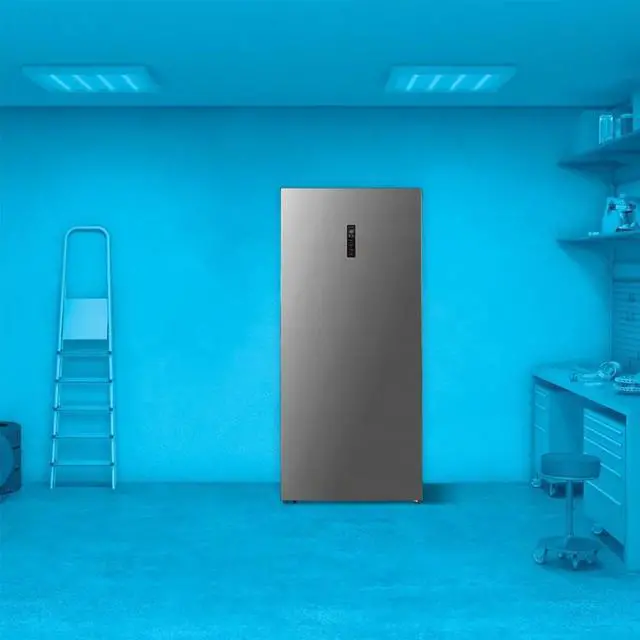 Alt view image 5 of 6 - 21.2 Cu. Ft. Stainless Convertible Upright Freezer