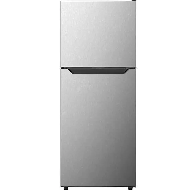 Alt view image 4 of 4 - Greenline GRCHR10FFS 10 Cu. Ft. Stainless Top Mount Refrigerator
