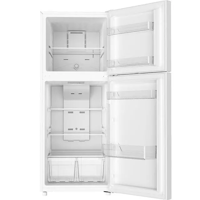 Alt view image 2 of 4 - Greenline GRCHR10FFS 10 Cu. Ft. Stainless Top Mount Refrigerator
