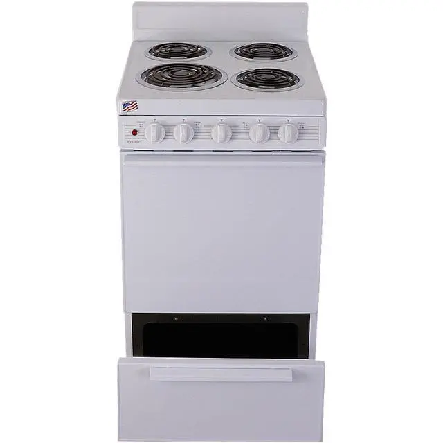 Alt view image 2 of 4 - Premier EAK100OP 2.4 Cu. Ft. White Freestanding Electric Range