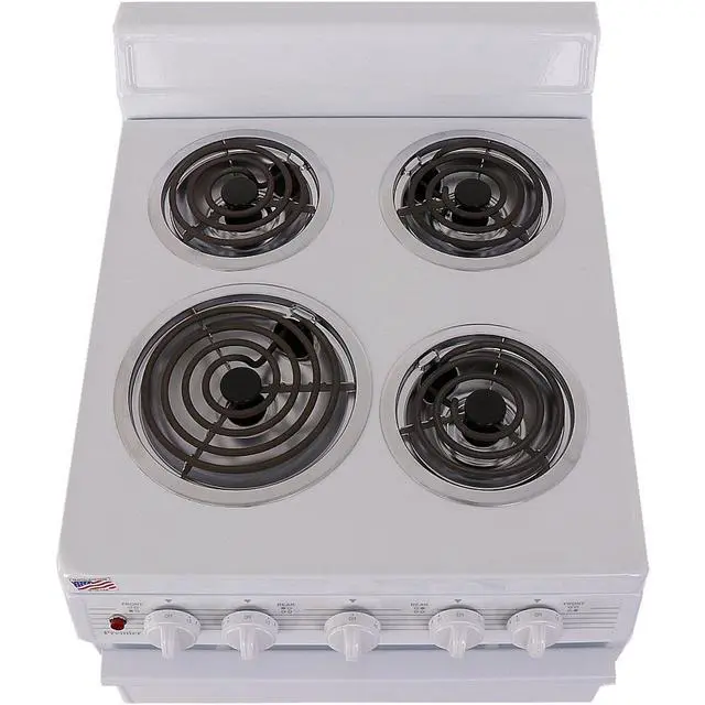 Alt view image 4 of 4 - Premier EAK100OP 2.4 Cu. Ft. White Freestanding Electric Range