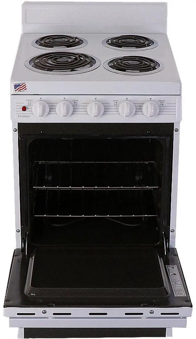 Main image of Premier EAK100OP 2.4 Cu. Ft. White Freestanding Electric Range