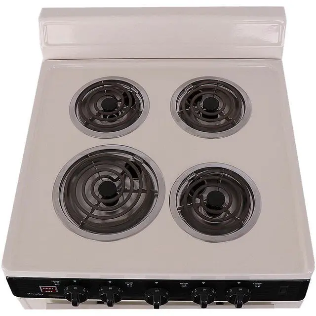 Alt view image 4 of 4 - Premier ECK100TP 2.97 Cu. Ft. Biscuit Freestanding Electric Range