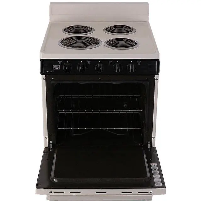 Alt view image 2 of 4 - Premier ECK100TP 2.97 Cu. Ft. Biscuit Freestanding Electric Range