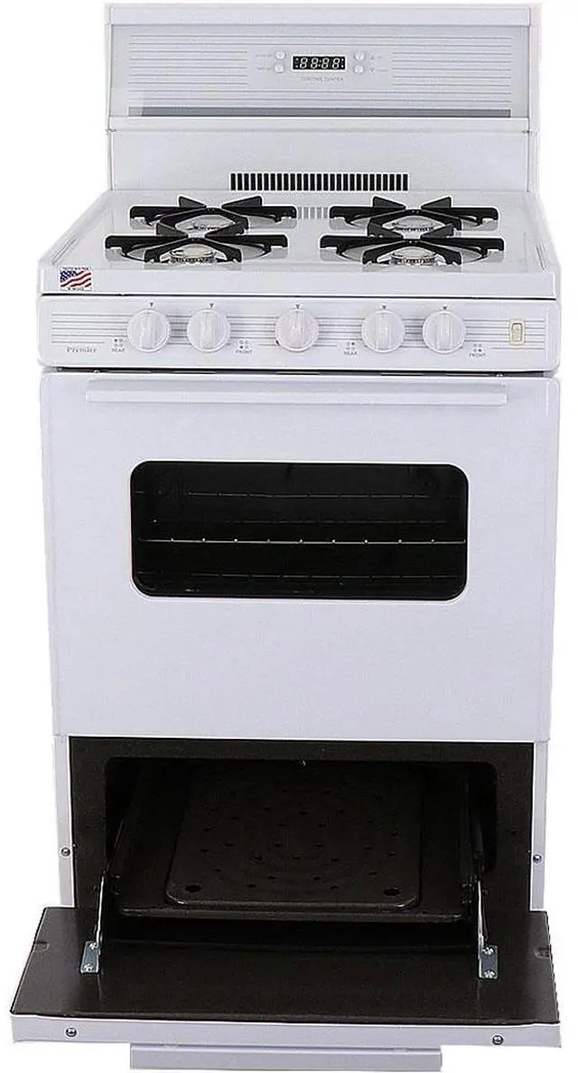 Alt view image 4 of 4 - Premier SCK240OP 2.9 Cu. Ft. White Freestanding Gas Range