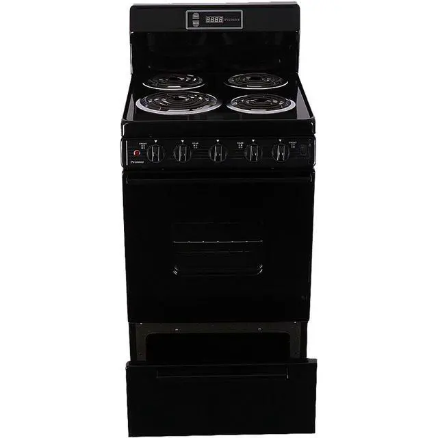 Alt view image 3 of 4 - Premier EAK220BP 2.4 Cu. Ft. Black Freestanding Electric Range