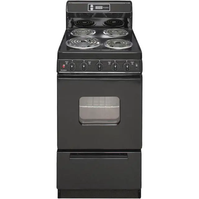Alt view image 2 of 4 - Premier EAK220BP 2.4 Cu. Ft. Black Freestanding Electric Range