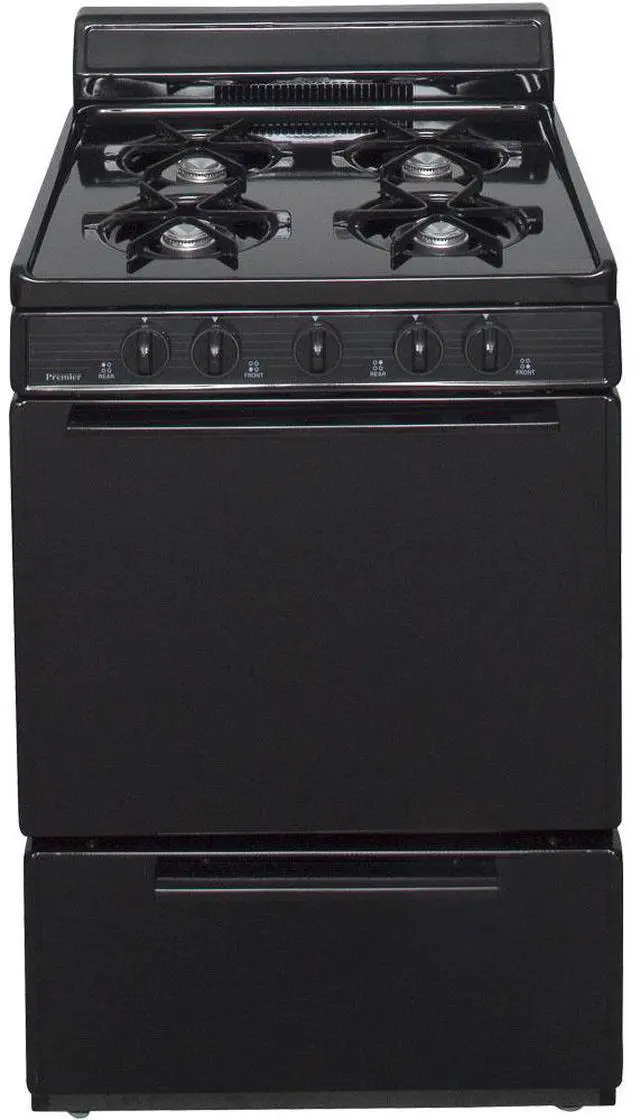 Alt view image 3 of 4 - Premier SCK100BP 2.9 Cu. Ft. Black Freestanding Gas Range