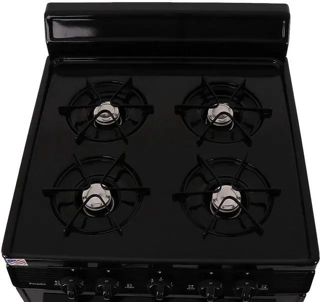 Alt view image 4 of 4 - Premier SCK100BP 2.9 Cu. Ft. Black Freestanding Gas Range