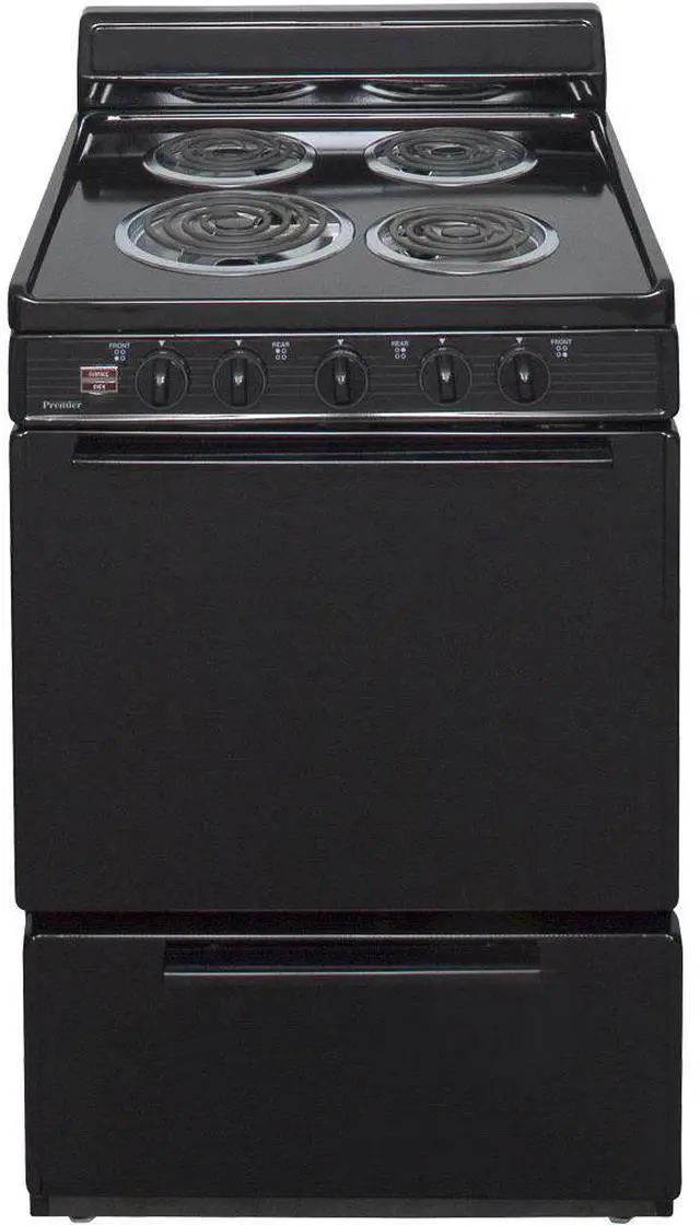 Main image of Premier ECK100BP 2.97 Cu. Ft. Black Freestanding Electric Range