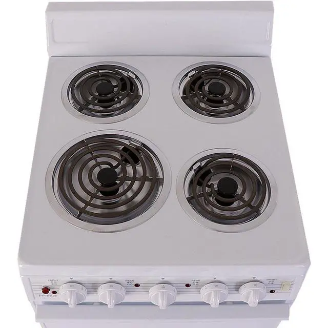 Alt view image 2 of 4 - Premier EAKL0AOP 2.42 Cu. Ft. White Freestanding Electric Range