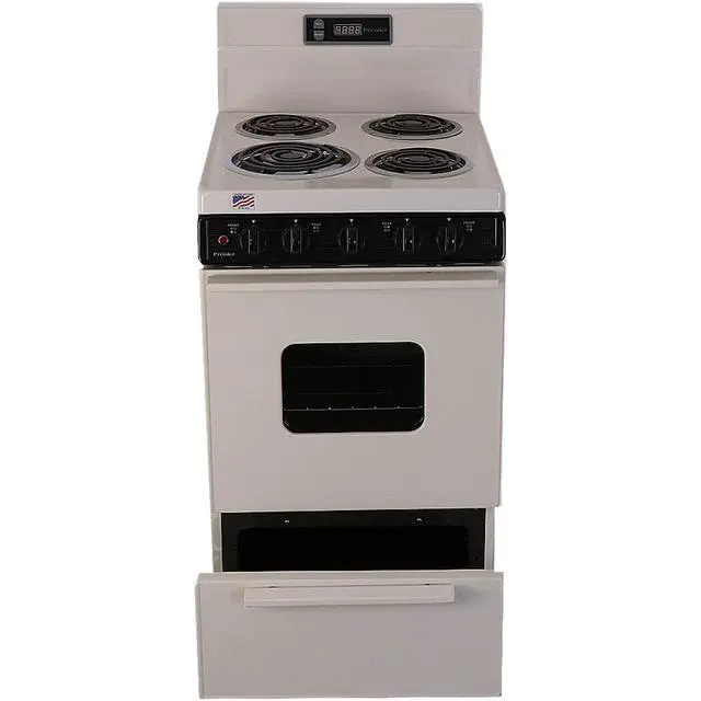 Alt view image 4 of 4 - Premier EAK220TP 2.4 Cu. Ft. Biscuit Freestanding Electric Range