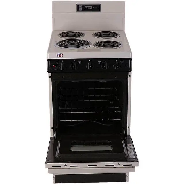 Alt view image 3 of 4 - Premier EAK220TP 2.4 Cu. Ft. Biscuit Freestanding Electric Range