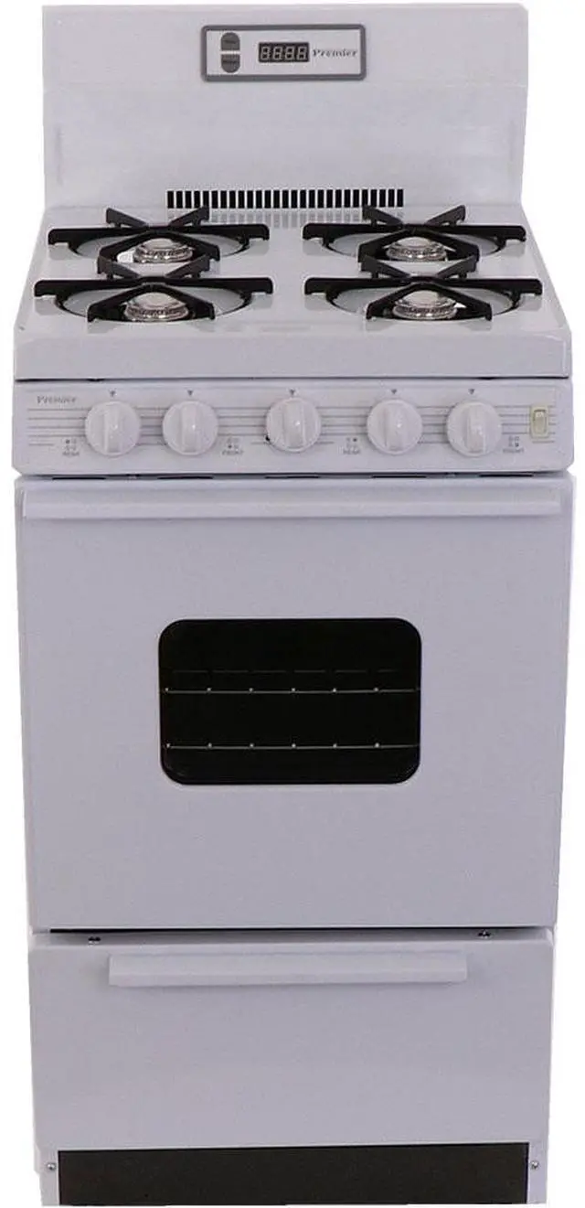 Main image of Premier SAK220OP 2.4 Cu. Ft. White Freestanding Gas Range